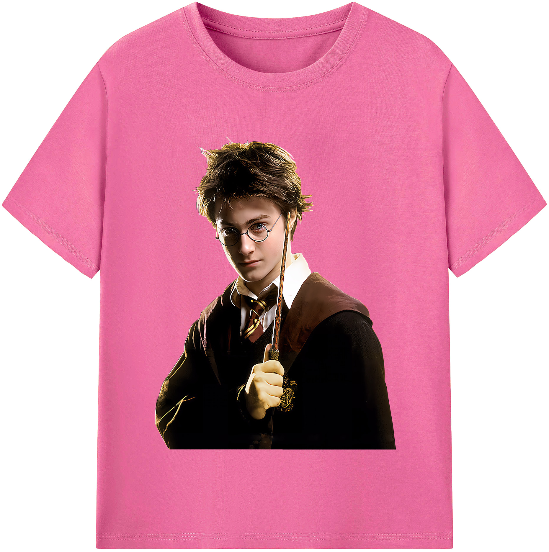 （画像用） Harry Potter ハリー・ポッターシリーズ レディースカジュアルプリントTシャツ（綿100％）
